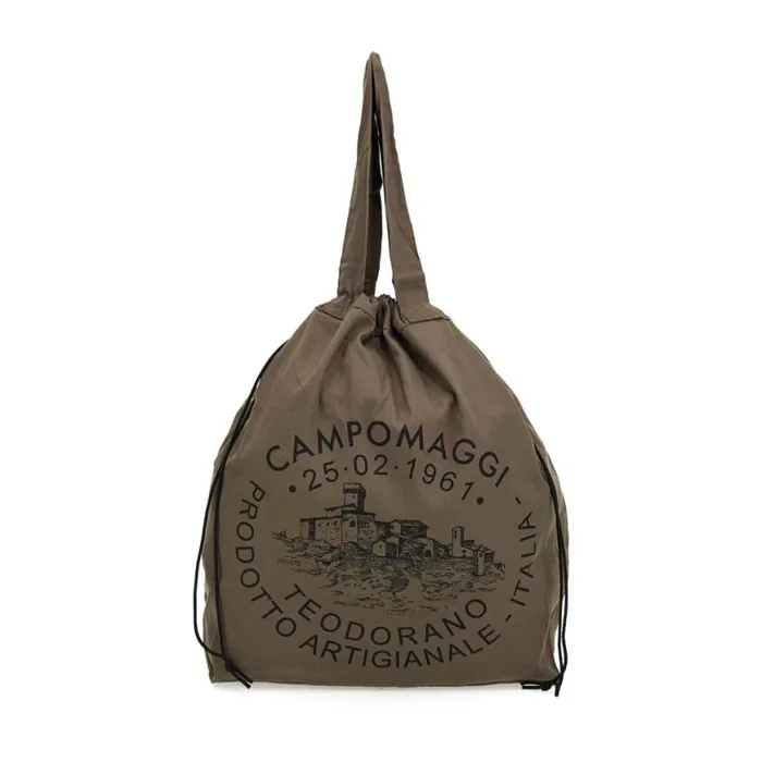 WomenMen Fabric Shopping Green Campomaggi Shoulder Straps And Bags Accessories