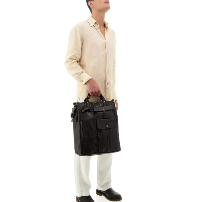 WomenMen Tokio Black Campomaggi Business Bags WomenMen Tokio Black Campomaggi Business Bags