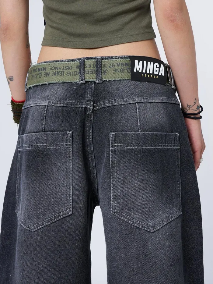 Women Minga London Shop All Do Not Disturb Army Green Canvas Belt