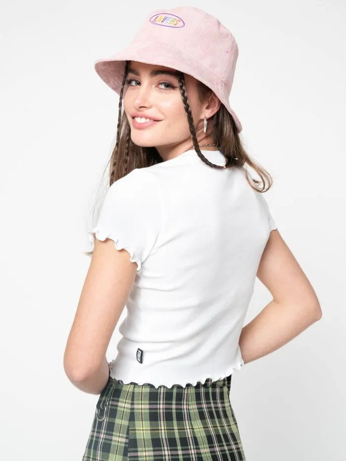 Women Minga London Tops and TShirts Culture Chinese Dragon Lettuce Edge Baby Tee