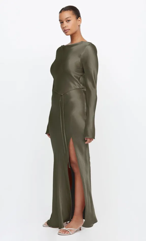 Women MOON DANCE LONG SLEEVE MAXI DRESS 8211 DARK WILLOW Bec Bridge Maxi Dresses
