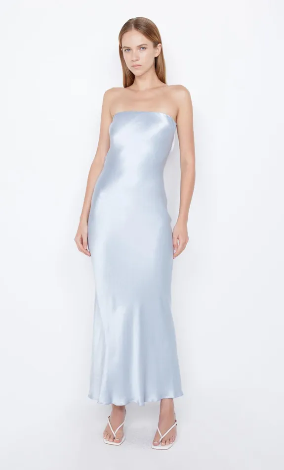 Women MOON DANCE STRAPLESS DRESS 8211 DUSTY BLUE Bec Bridge Prom Dresses