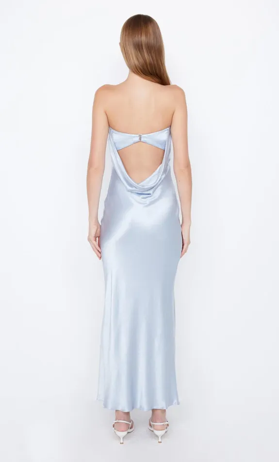 Women MOON DANCE STRAPLESS DRESS 8211 DUSTY BLUE Bec Bridge Prom Dresses