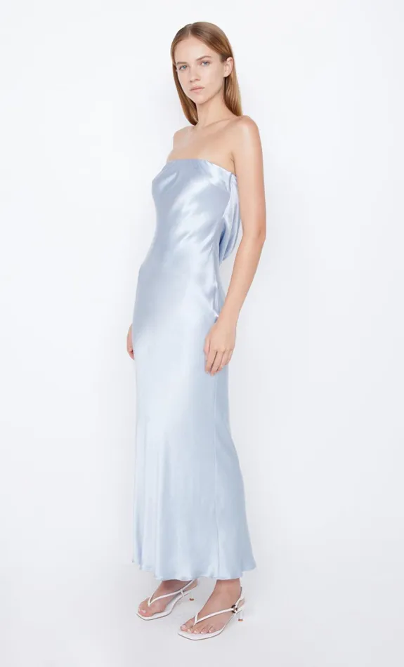 Women MOON DANCE STRAPLESS DRESS 8211 DUSTY BLUE Bec Bridge Prom Dresses