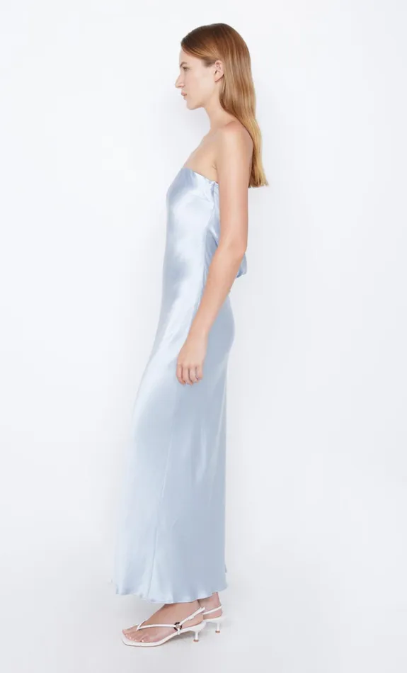 Women MOON DANCE STRAPLESS DRESS 8211 DUSTY BLUE Bec Bridge Prom Dresses