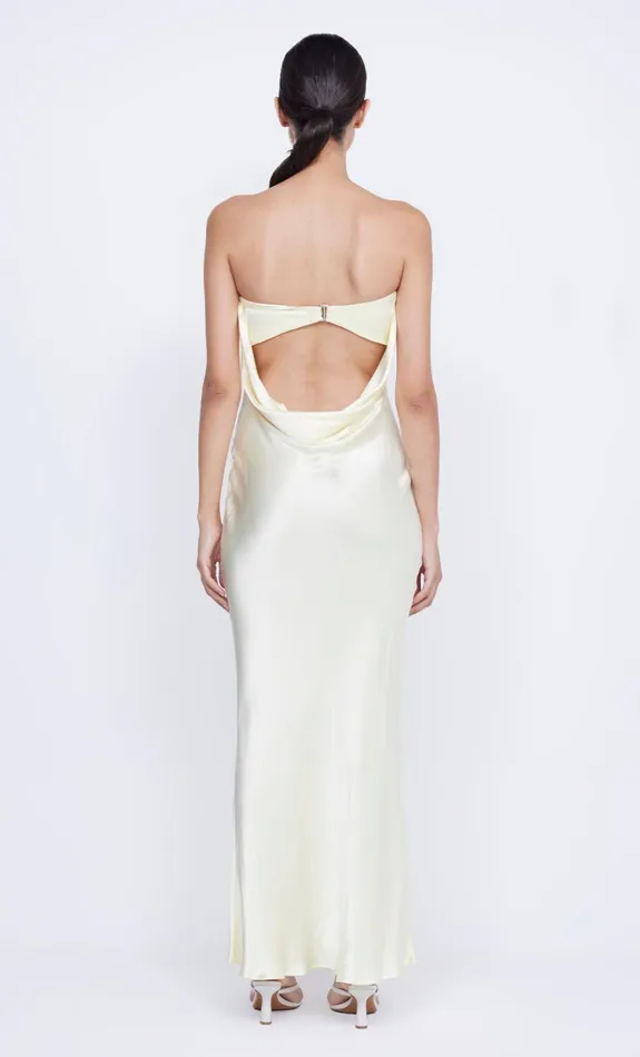 Women MOON DANCE STRAPLESS DRESS 8211 ICE YELLOW Bec Bridge Maxi Dresses