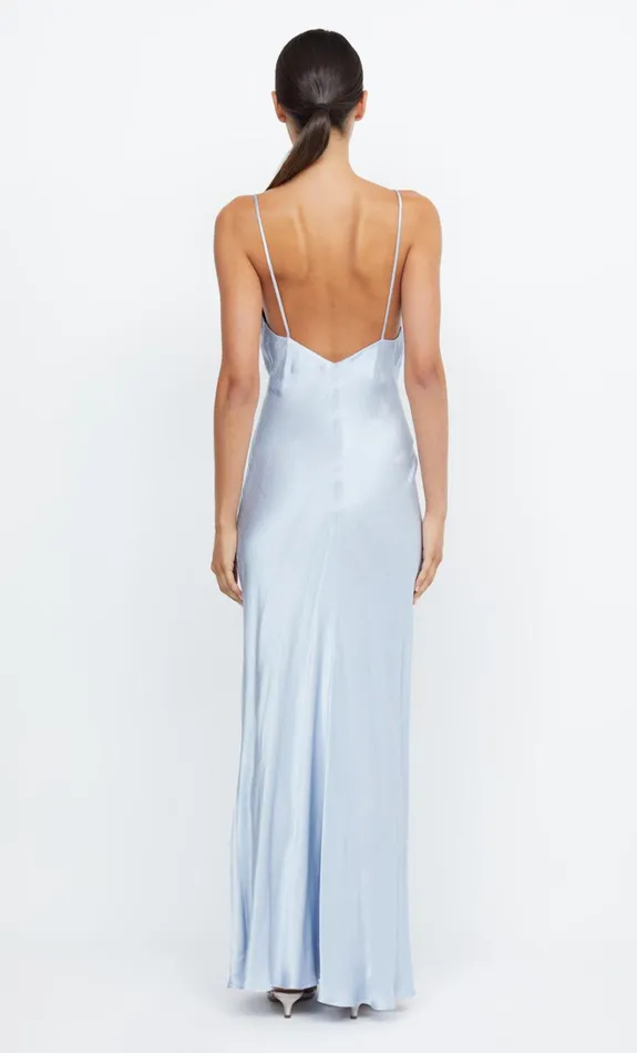Women MOON DANCE V MAXI DRESS 8211 DUSTY BLUE Bec Bridge Bridesmaid Dresses