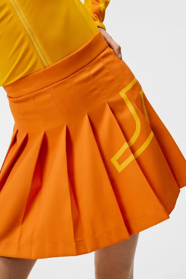 Women Naomi Skirt Russet Orange JLindeberg Skirts Women Naomi Skirt Russet Orange JLindeberg Skirts