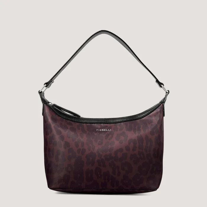 Women Nash Mini Shoulder Bag Leopard Print Nylon Fiorelli Shoulder Bags