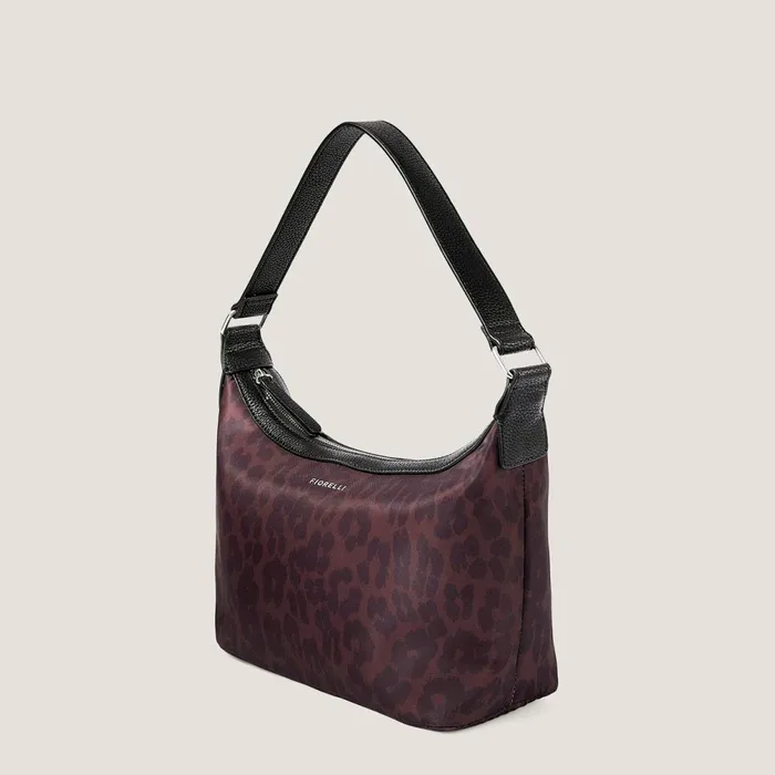 Women Nash Mini Shoulder Bag Leopard Print Nylon Fiorelli Shoulder Bags