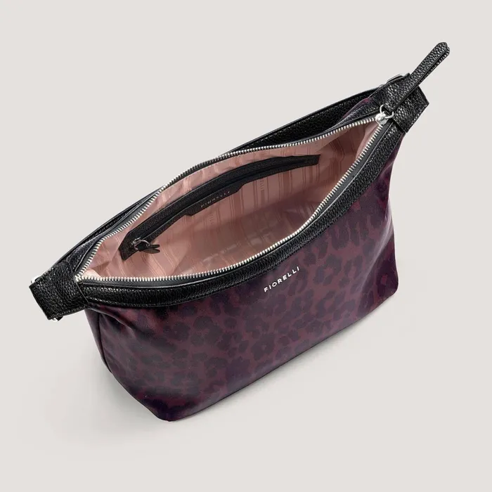 Women Nash Mini Shoulder Bag Leopard Print Nylon Fiorelli Shoulder Bags