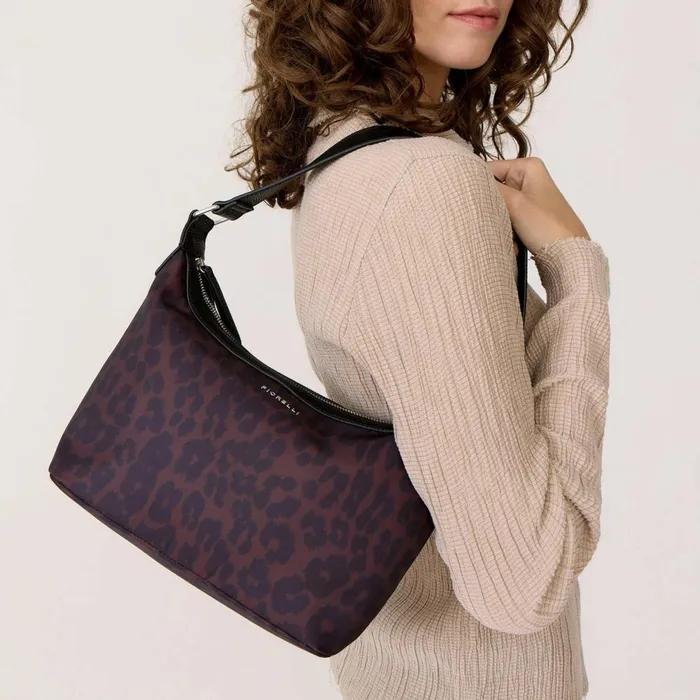 Women Nash Mini Shoulder Bag Leopard Print Nylon Fiorelli Shoulder Bags