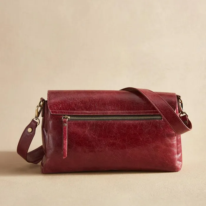 Women Nayra Handbag Burgundy Sundance Catalog Handbags