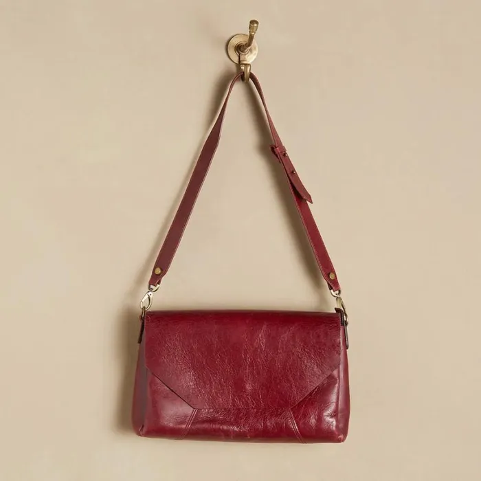 Women Nayra Handbag Burgundy Sundance Catalog Handbags