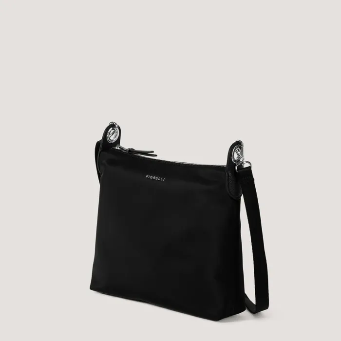 Women Nelly Crossbody Bag Black Nylon Fiorelli Crossbody Bags
