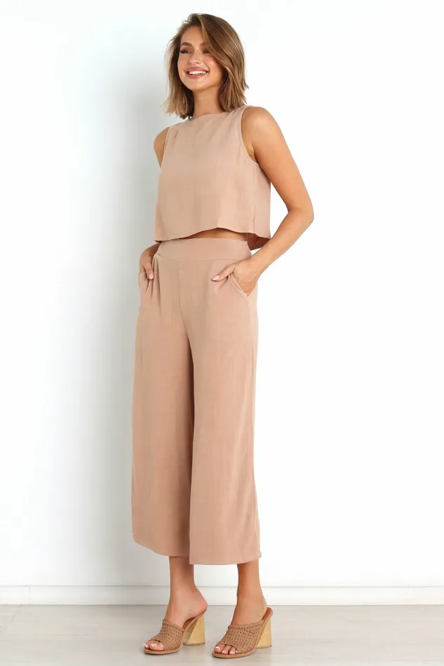 Women Nicola Pants Brown Pants Petal and Pup