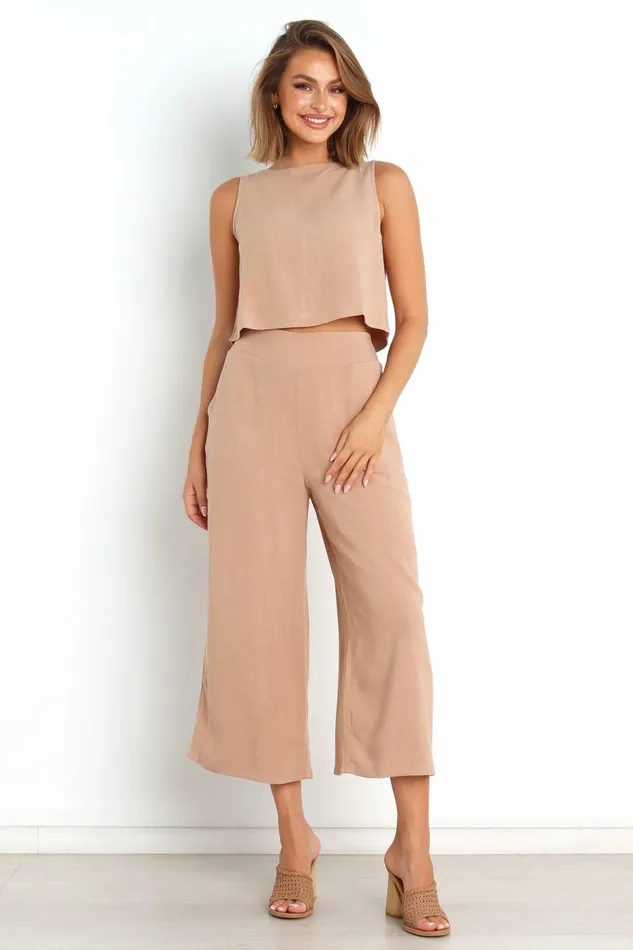 Women Nicola Pants Brown Pants Petal and Pup