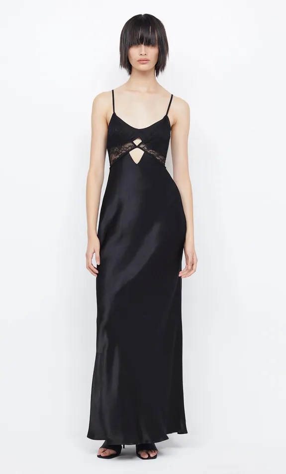 Women NORA LAYERED MAXI DRESS 8211 BLACK Bec Bridge Maxi Dresses