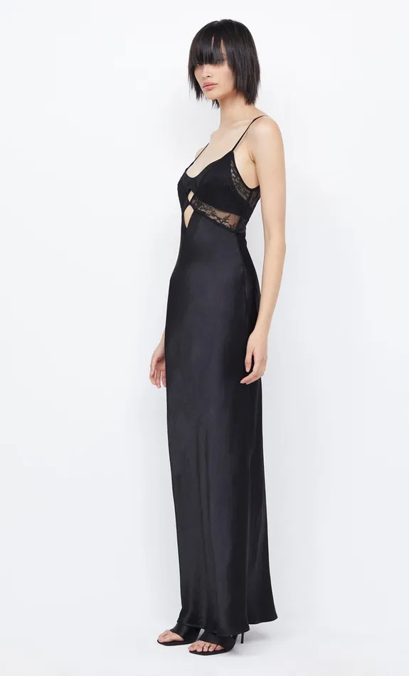 Women NORA LAYERED MAXI DRESS 8211 BLACK Bec Bridge Maxi Dresses