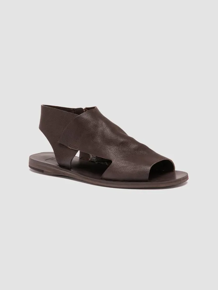 Women Officine Creative Footwear ITACA 033 Brown Leather Sandals Women Officine Creative Footwear ITACA 033 Brown Leather Sandals