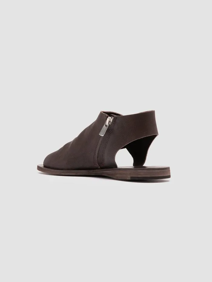 Women Officine Creative Footwear ITACA 033 Brown Leather Sandals Women Officine Creative Footwear ITACA 033 Brown Leather Sandals