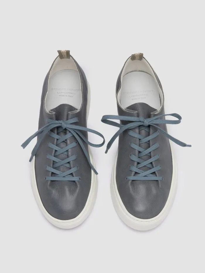 Women Officine Creative Footwear LEGGERA 100 Blue Leather Low Top Sneakers Women Officine Creative Footwear LEGGERA 100 Blue Leather Low Top Sneakers