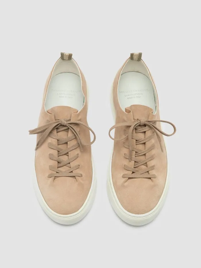 Women Officine Creative Footwear LEGGERA 100 Rose Suede Low Top Sneakers Women Officine Creative Footwear LEGGERA 100 Rose Suede Low Top Sneakers