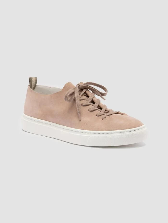 Women Officine Creative Footwear LEGGERA 100 Rose Suede Low Top Sneakers Women Officine Creative Footwear LEGGERA 100 Rose Suede Low Top Sneakers