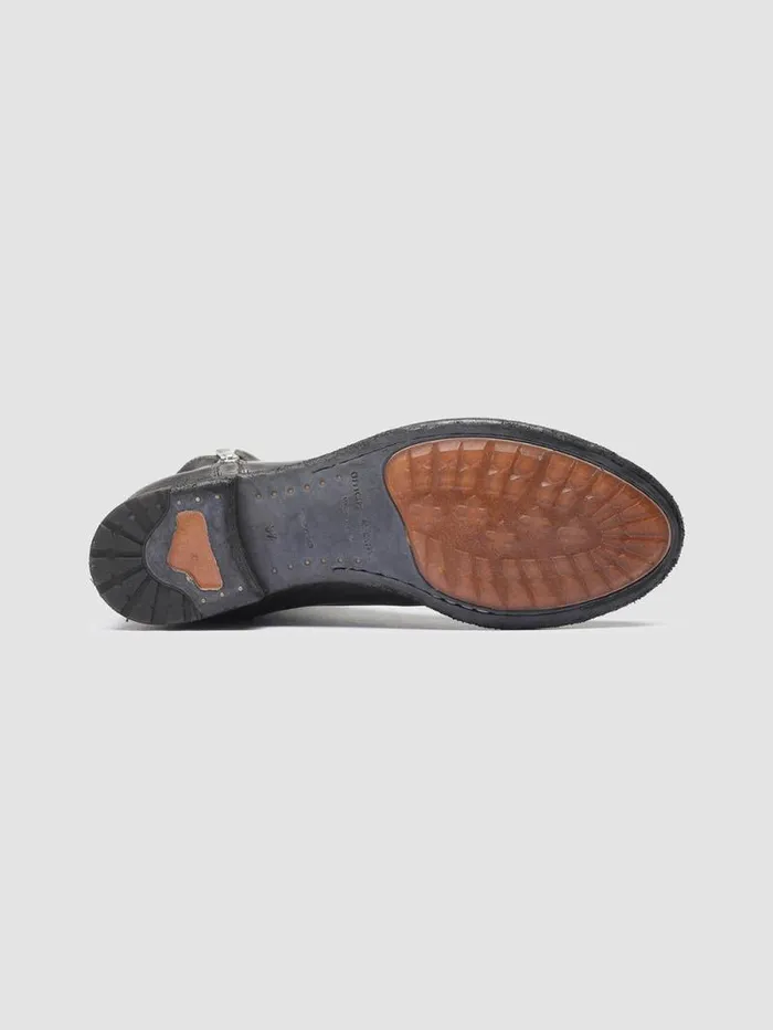 Women Officine Creative Footwear LEXIKON 097 Gray Leather And Shearling Ankle Boots Women Officine Creative Footwear LEXIKON 097 Gray Leather And Shearling Ankle Boots
