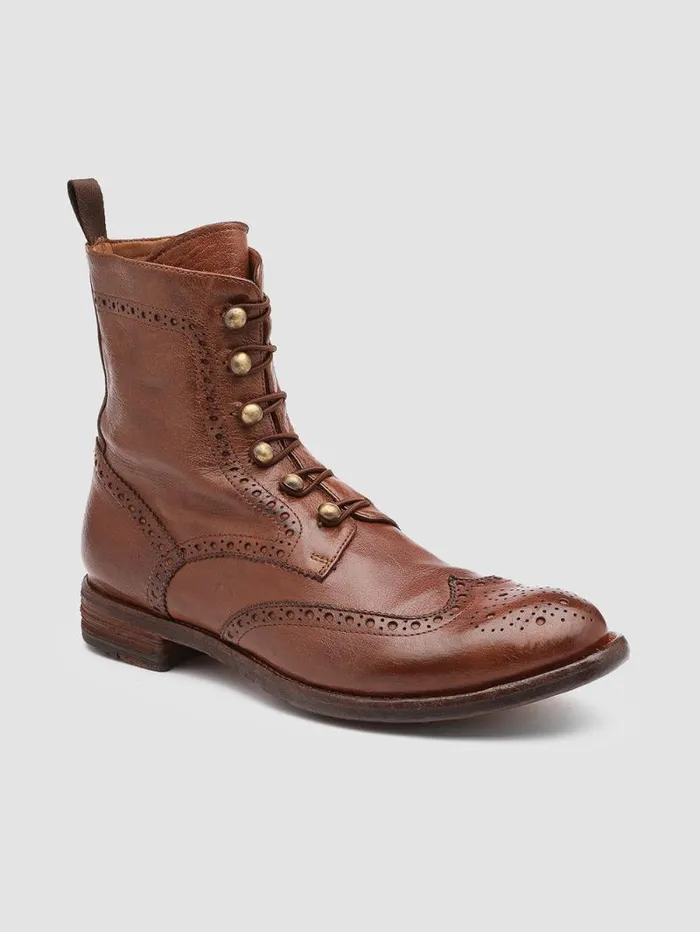 Women Officine Creative Footwear LEXIKON 131 Light Brown Leather Booties Women Officine Creative Footwear LEXIKON 131 Light Brown Leather Booties