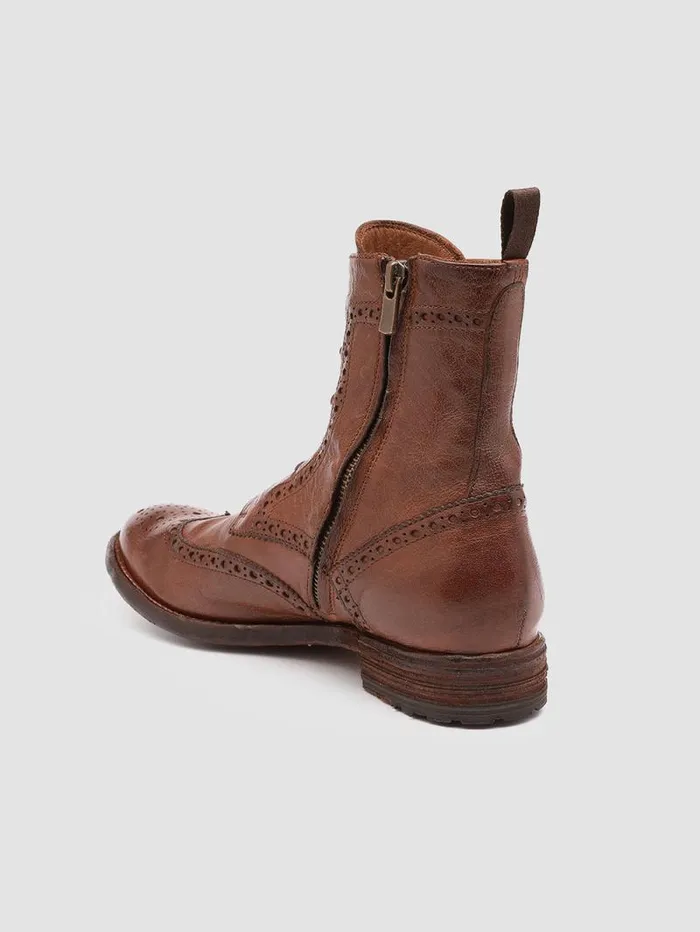 Women Officine Creative Footwear LEXIKON 131 Light Brown Leather Booties Women Officine Creative Footwear LEXIKON 131 Light Brown Leather Booties