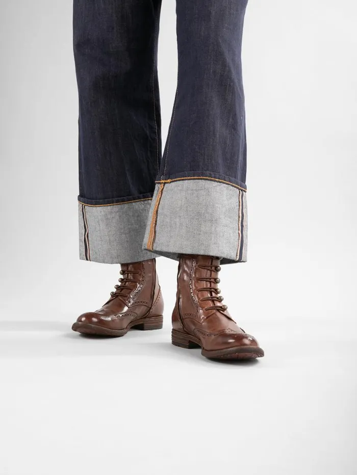 Women Officine Creative Footwear LEXIKON 131 Light Brown Leather Booties Women Officine Creative Footwear LEXIKON 131 Light Brown Leather Booties