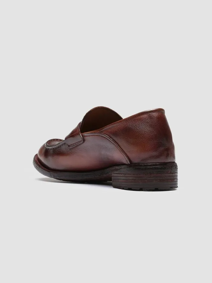 Women Officine Creative Footwear LEXIKON 140 Tabacco Leather Penny Loafers