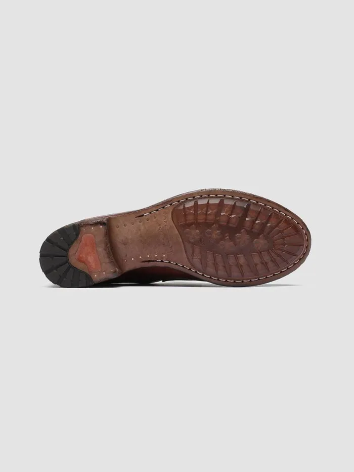 Women Officine Creative Footwear LEXIKON 140 Tabacco Leather Penny Loafers