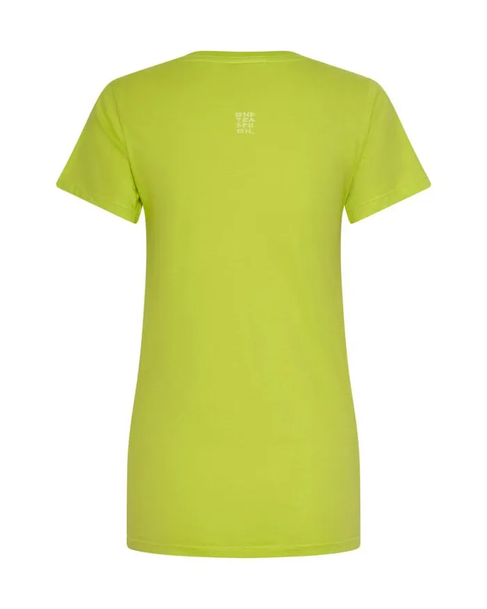 Women ONE TEASPOON ORGANIC FITTED LOGO TEE YELLOW One Teaspoon Tees and Tanks Women ONE TEASPOON ORGANIC FITTED LOGO TEE YELLOW One Teaspoon Tees and Tanks