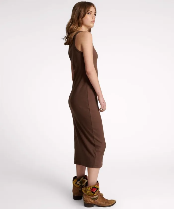 Women ONE TEASPOON RIB SINGLET MIDI DRESS One Teaspoon Midi and Maxi Dresses Women ONE TEASPOON RIB SINGLET MIDI DRESS One Teaspoon Midi and Maxi Dresses