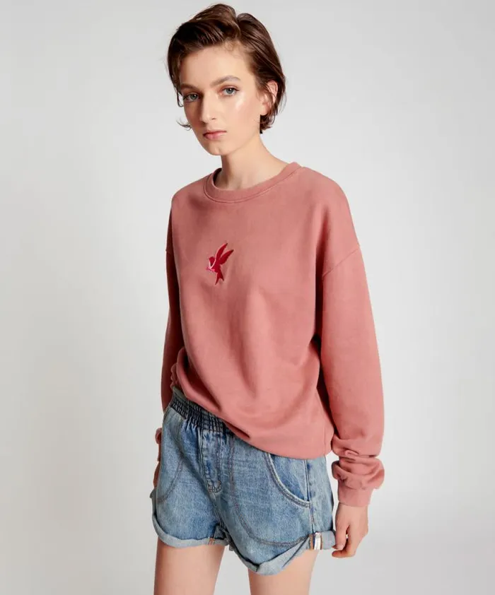 Women ONETEASPOON BOWER BIRD LOGO SWEATER One Teaspoon Hoodies And Sweats Women ONETEASPOON BOWER BIRD LOGO SWEATER One Teaspoon Hoodies And Sweats