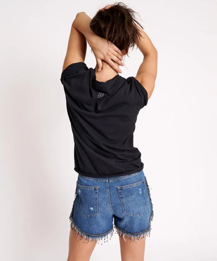 Women ORGANIC LOVE CREW NECK TEE One Teaspoon Tees and Tanks Women ORGANIC LOVE CREW NECK TEE One Teaspoon Tees and Tanks