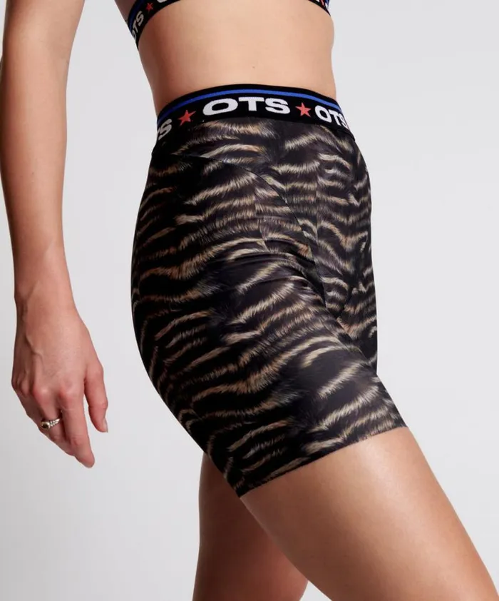 Women OTS DARK ANIMAL CYCLE SHORTS One Teaspoon Bottoms Women OTS DARK ANIMAL CYCLE SHORTS One Teaspoon Bottoms