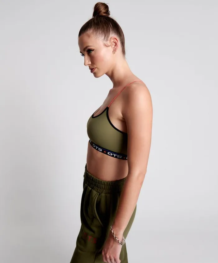 Women OTS KHAKI BOXER CROP BRALETTE One Teaspoon Intimates Women OTS KHAKI BOXER CROP BRALETTE One Teaspoon Intimates