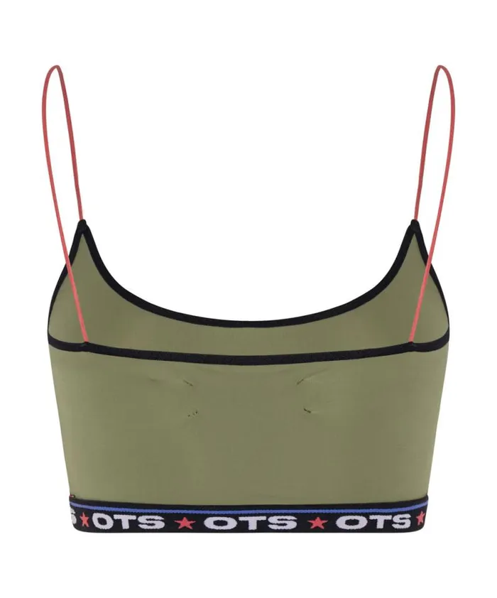 Women OTS KHAKI BOXER CROP BRALETTE One Teaspoon Intimates Women OTS KHAKI BOXER CROP BRALETTE One Teaspoon Intimates