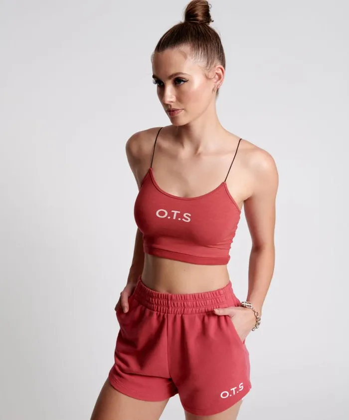 Women OTS PINK BOXER CROP BRALETTE One Teaspoon Intimates Women OTS PINK BOXER CROP BRALETTE One Teaspoon Intimates