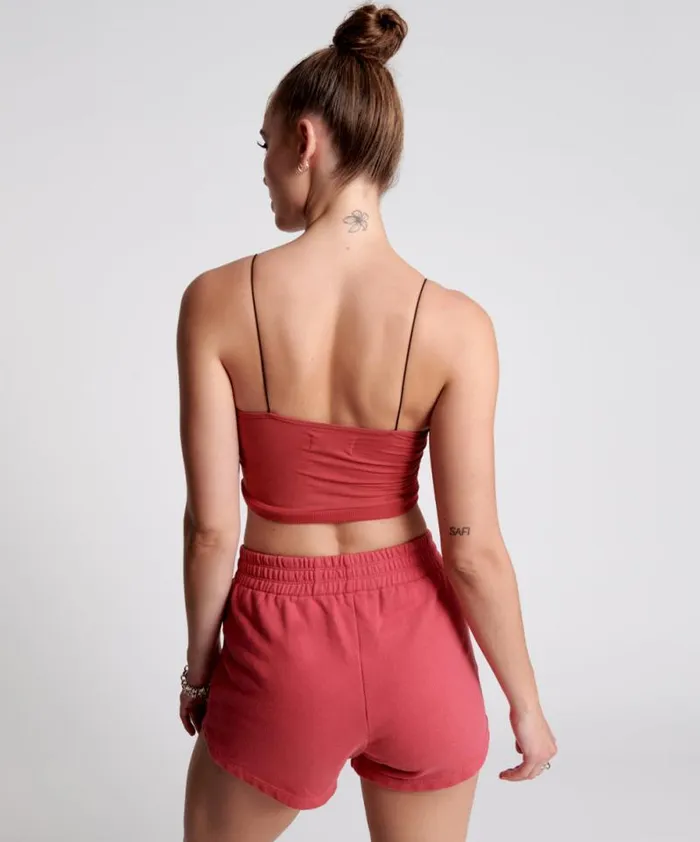 Women OTS PINK BOXER CROP BRALETTE One Teaspoon Intimates Women OTS PINK BOXER CROP BRALETTE One Teaspoon Intimates