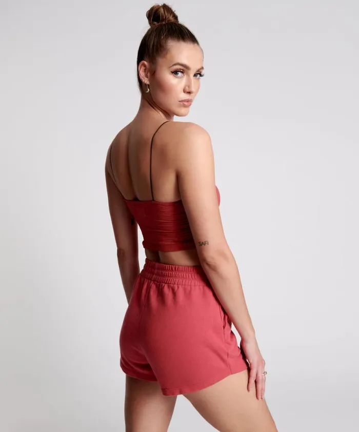 Women OTS PINK BOXER CROP BRALETTE One Teaspoon Intimates Women OTS PINK BOXER CROP BRALETTE One Teaspoon Intimates