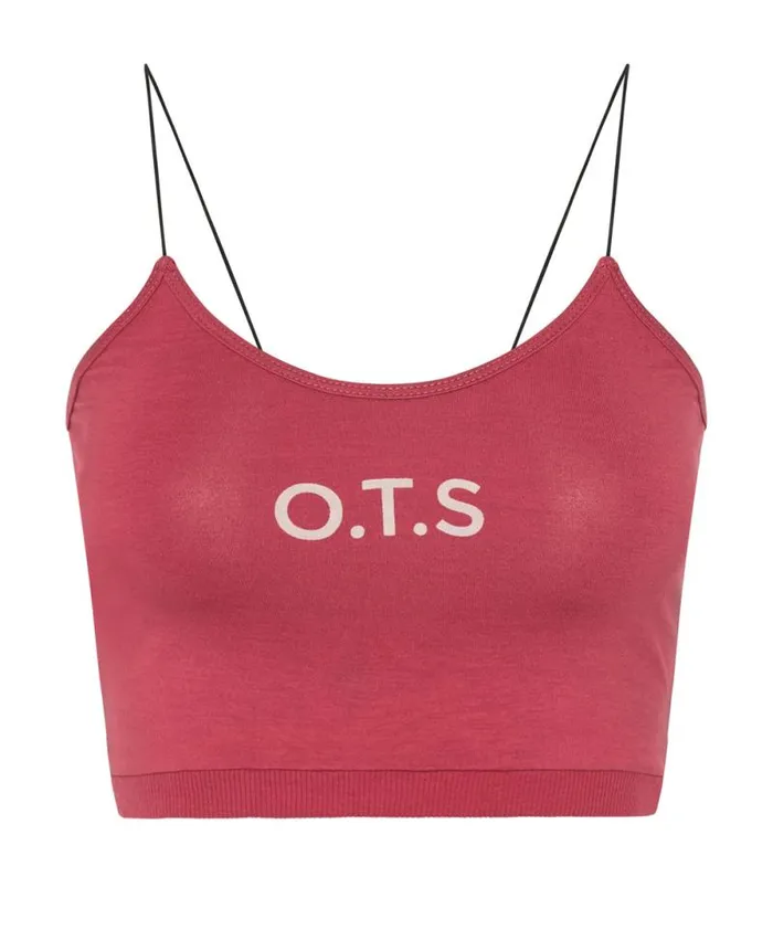 Women OTS PINK BOXER CROP BRALETTE One Teaspoon Intimates Women OTS PINK BOXER CROP BRALETTE One Teaspoon Intimates