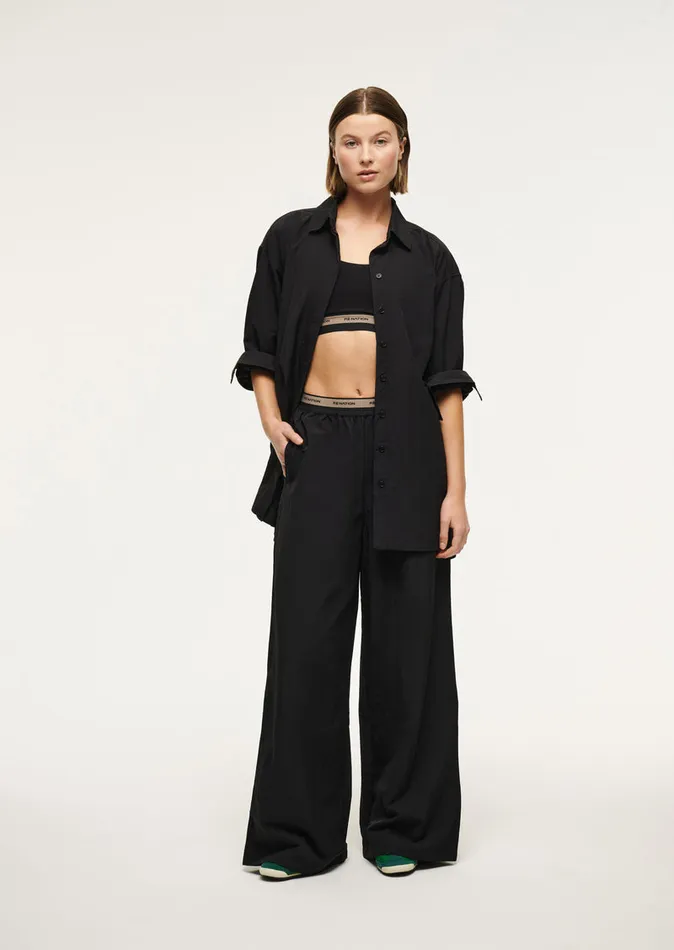 Women PE Nation AVANT SHIRT IN BLACK LongSleeveTops