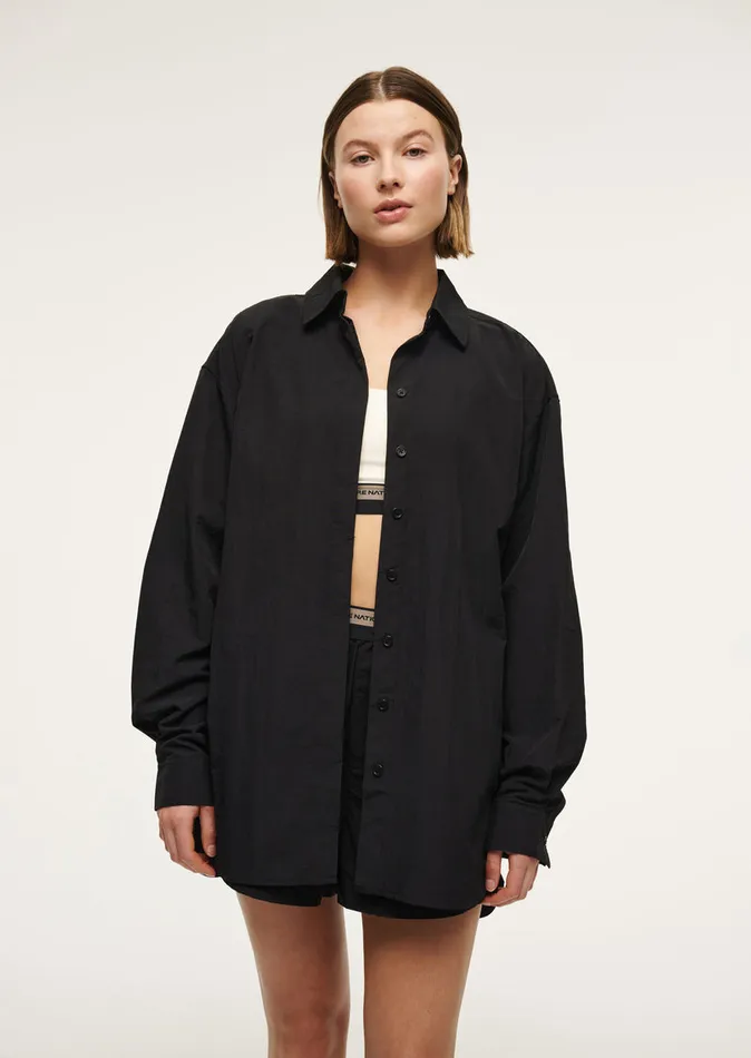 Women PE Nation AVANT SHIRT IN BLACK LongSleeveTops