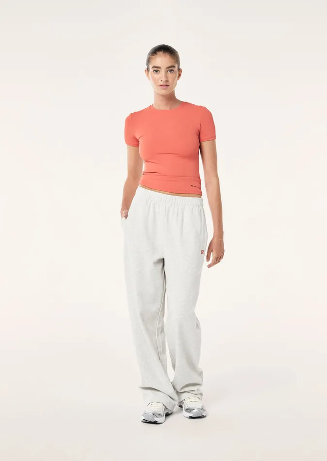 Women PE Nation EASTSIDE TRACKPANT IN LIGHT GREY MARLE Pants