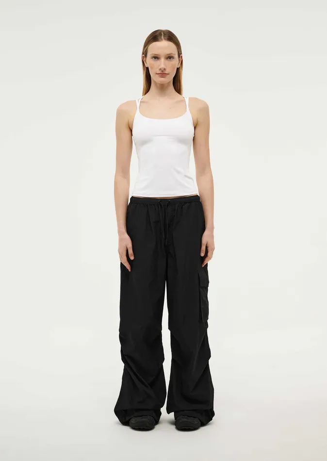 Women PE Nation FOUNDATION TANK IN OPTIC WHITE Bodyluxe