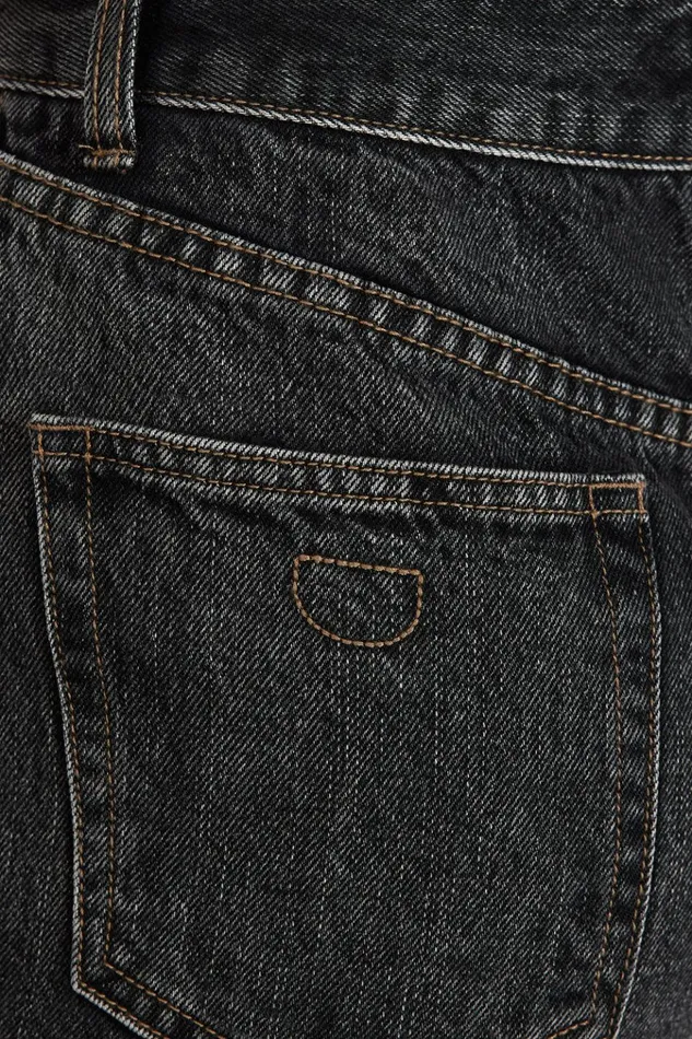 Women Pants DISSH FINN WASHED BLACK TWISTED SEAM JEAN